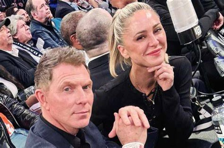 Bobby Flay with his girlfriend Christina Perez.