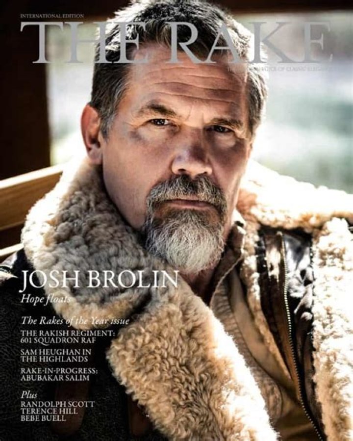 Josh Brolin on the cover of Rake Magazine