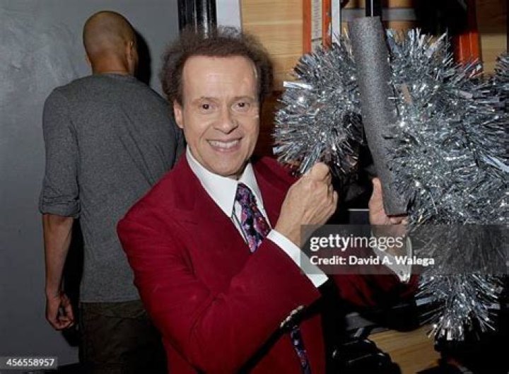 Personality Richard Simmons post performance at SPARKLE: An All-Star Holiday Concert at ACME Comedy Theatre on December 13, 2013 in Los Angeles, Ca...